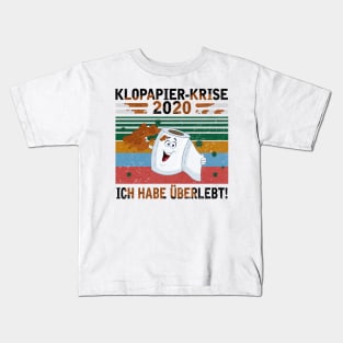 KLOPAPIER-KRISE 2020 Kids T-Shirt